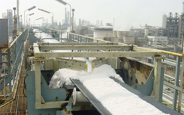 plow-discharger-for-salt-belt-conveyor